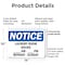 Signmission Laundry Room Hours _ Am To _ Pm Monday, 14 in W x Rectangle, Plastic OS-2PACK-NS-P-1014-L-13979 - alternate 2